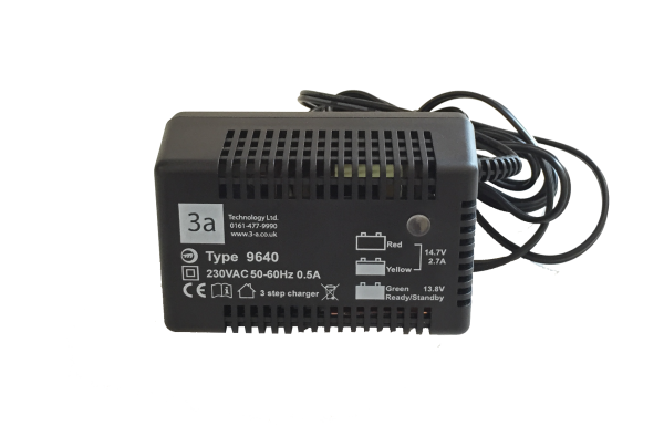 12V 2.7A Lead Acid – Type 9640 Battery Charger